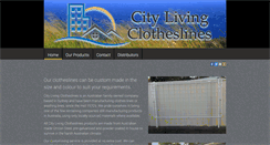 Desktop Screenshot of citylivingclotheslines.com.au